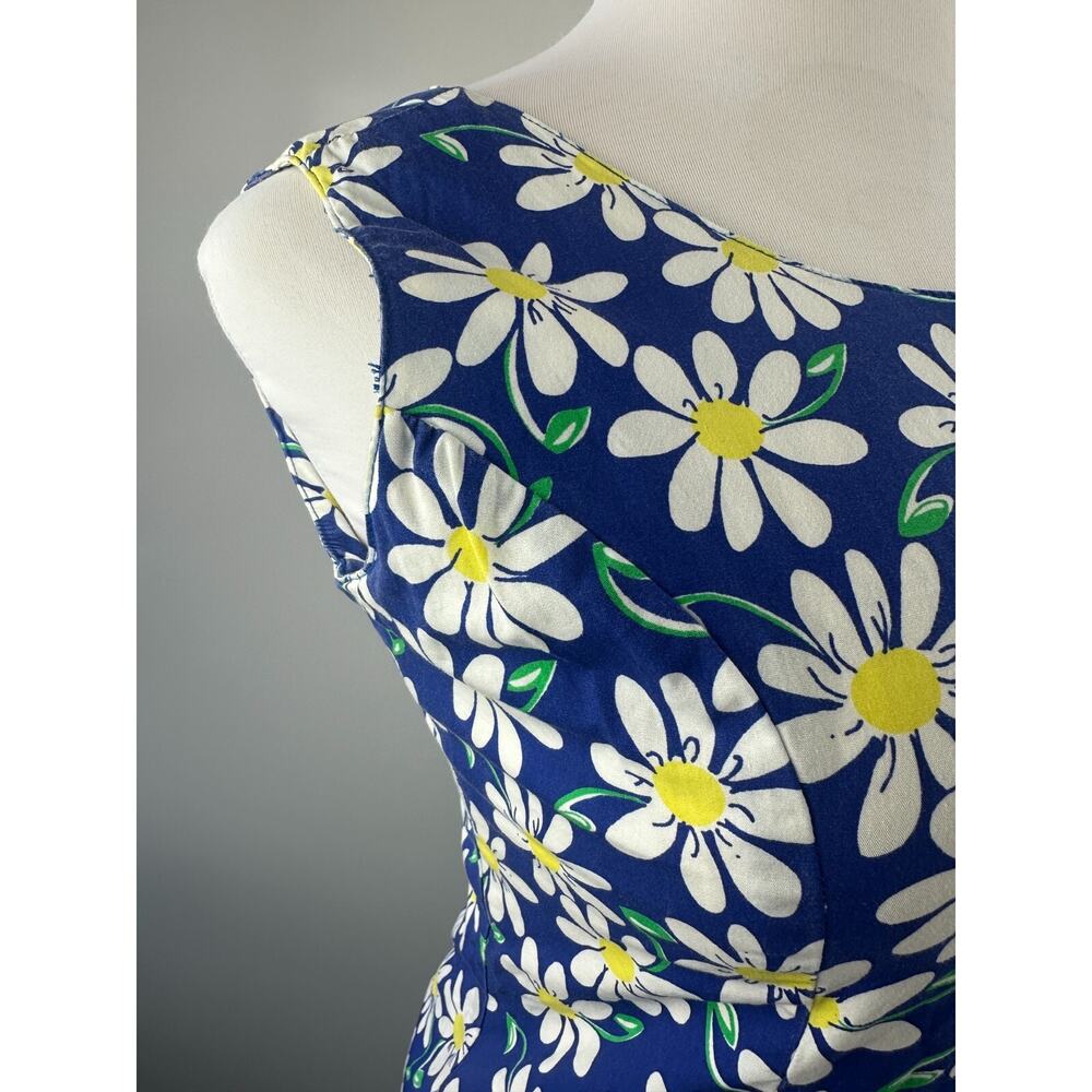 Lilly Pulitzer Floral Daisy Shift Dress Sleeveless Size 8 Vintage Y2k 90's 00's - Picture 8 of 16